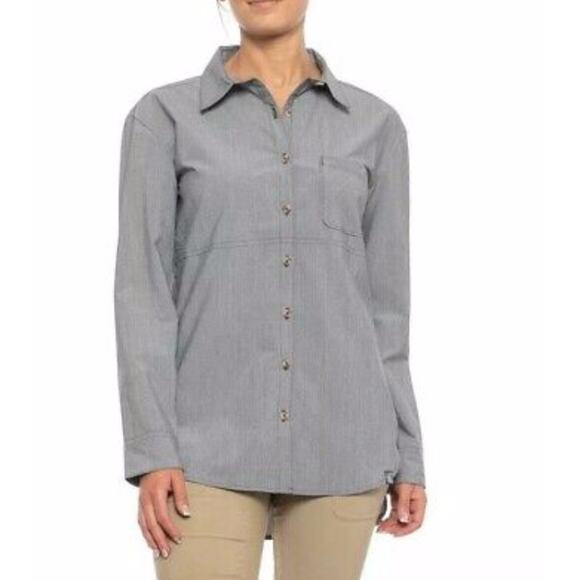 The North Face Tops - NWT The North Face Stevie Mountain Gray Long Sleeve Top - M